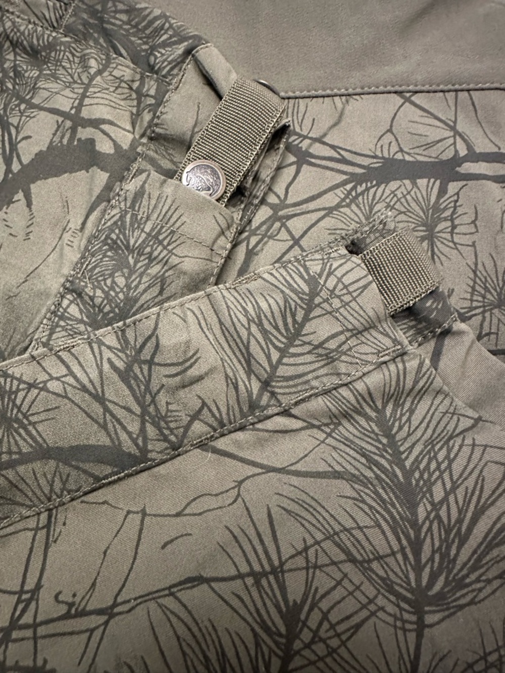 Fjallraven Keb Trouser Pants Cargo Mens 30-31” Camo Green NWT - Picture 9 of 10